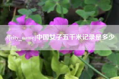 临清中国女子五千米记录是多少