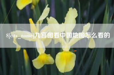 临清九宫图看中国地图怎么看的