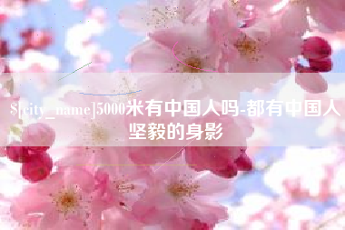 临清5000米有中国人吗-都有中国人坚毅的身影