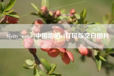 临清中国地图a4打印版空白图片