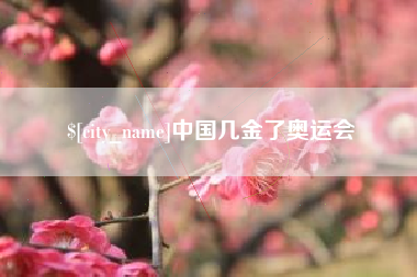 临清中国几金了奥运会