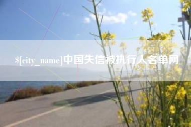 临清中国失信被执行人名单网