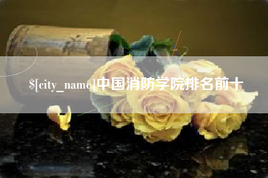 临清中国消防学院排名前十
