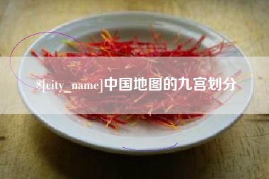 临清中国地图的九宫划分