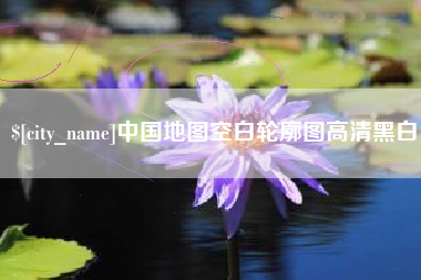 临清中国地图空白轮廓图高清黑白