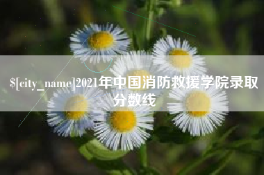 临清2021年中国消防救援学院录取分数线