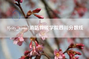 临清消防救援学院四川分数线