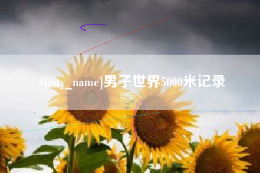 临清男子世界5000米记录
