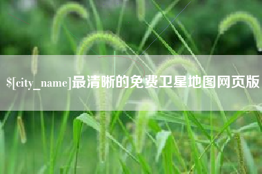 临清最清晰的免费卫星地图网页版