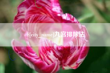 临清九宫排除法