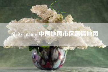 临清中国地图市区高清地图