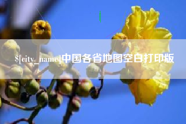 临清中国各省地图空白打印版