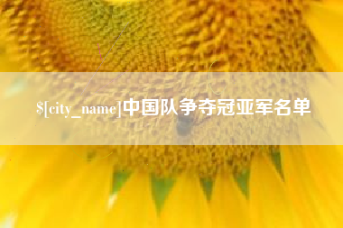 临清中国队争夺冠亚军名单