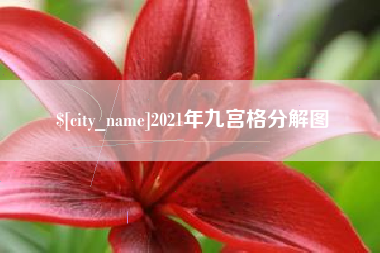 临清2021年九宫格分解图