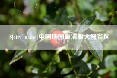 临清中国地图高清版大图省区
