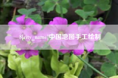 临清中国地图手工绘制