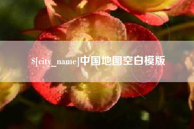 临清中国地图空白模版