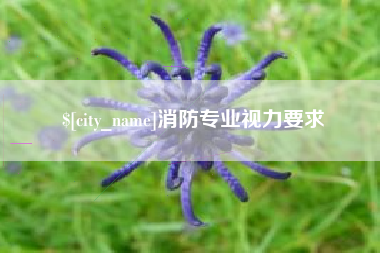临清消防专业视力要求