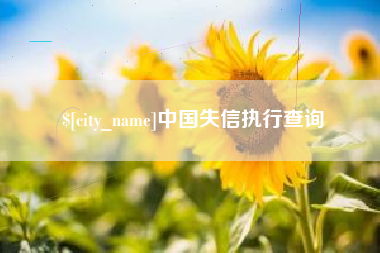 临清中国失信执行查询