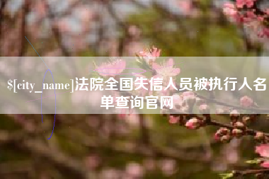 临清法院全国失信人员被执行人名单查询官网