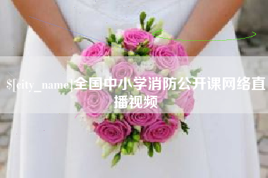 临清全国中小学消防公开课网络直播视频