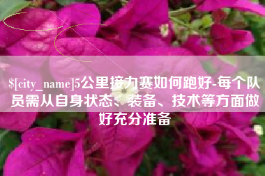 临清5公里接力赛如何跑好-每个队员需从自身状态、装备、技术等方面做好充分准备