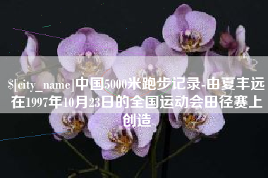 临清中国5000米跑步记录-由夏丰远在1997年10月23日的全国运动会田径赛上创造