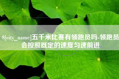 临清五千米比赛有领跑员吗-领跑员会按照既定的速度匀速前进