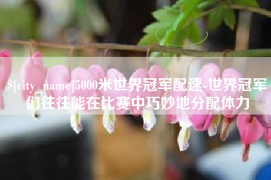 临清5000米世界冠军配速-世界冠军们往往能在比赛中巧妙地分配体力