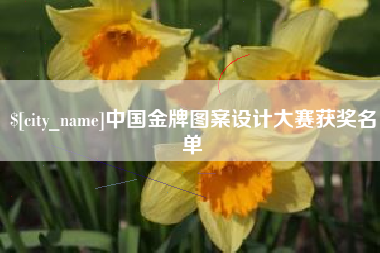 临清中国金牌图案设计大赛获奖名单
