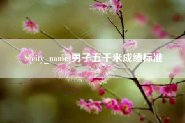 临清男子五千米成绩标准