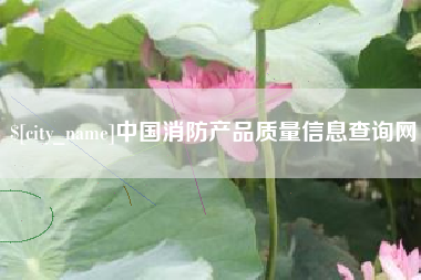 临清中国消防产品质量信息查询网