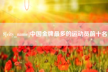 临清中国金牌最多的运动员前十名