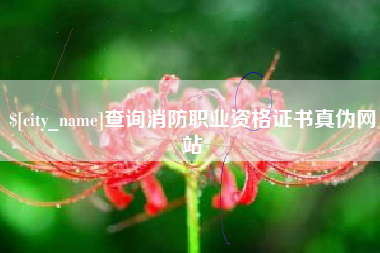 临清查询消防职业资格证书真伪网站