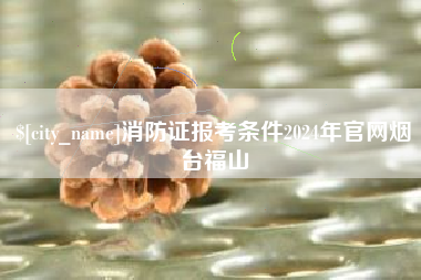 临清消防证报考条件2024年官网烟台福山